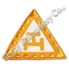 Masonic Hands Embroidery Blazer Badge